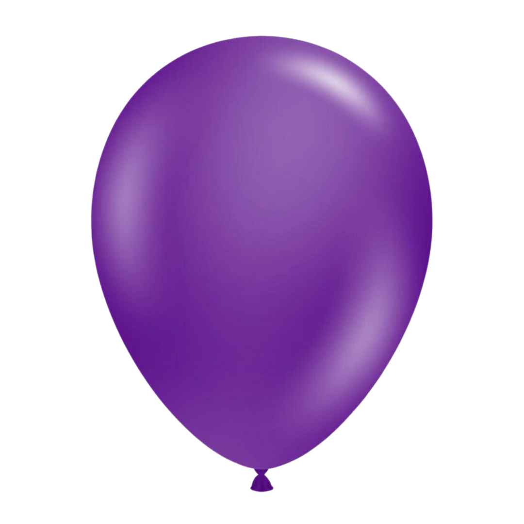 11 inch Tuftex Plum Purple Latex