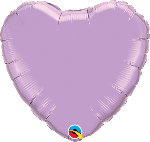 Pearl Lavender Heart Balloon | 18"