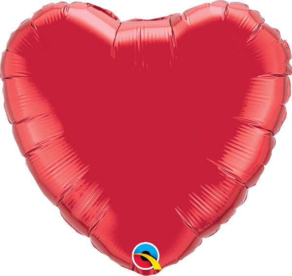 Red Heart Balloon | 18"