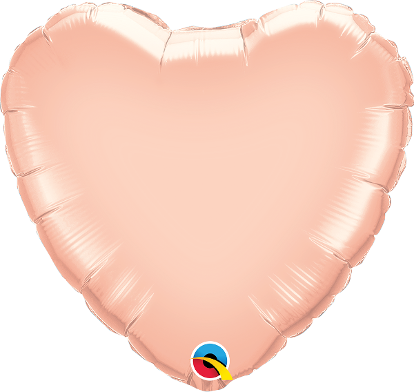 Rose Gold Heart Balloon | 18"