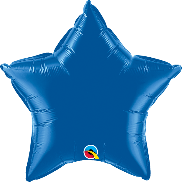 Dark Blue Star Balloon | 18"