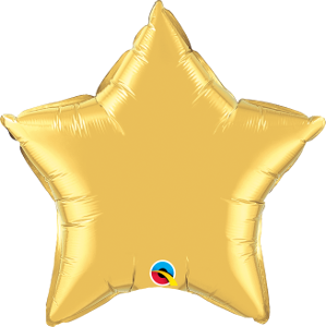Gold Star Balloon | 18"