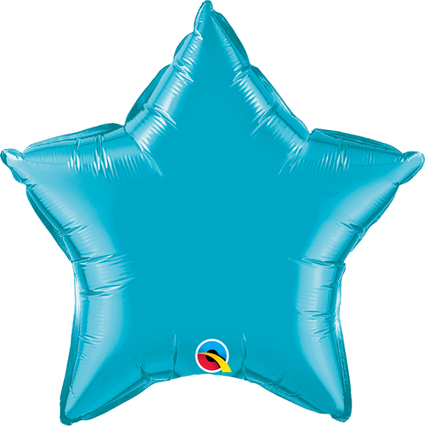 Turquoise Star Balloon | 18"
