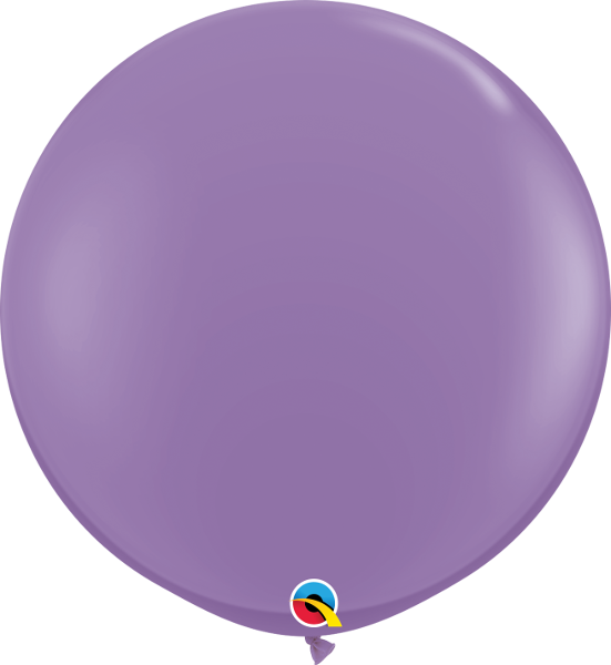 Giant Lilac Balloon w/ Paper Tassels