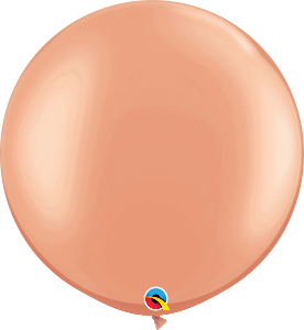 Giant Rose Gold Balloon w/ Paper Tassels