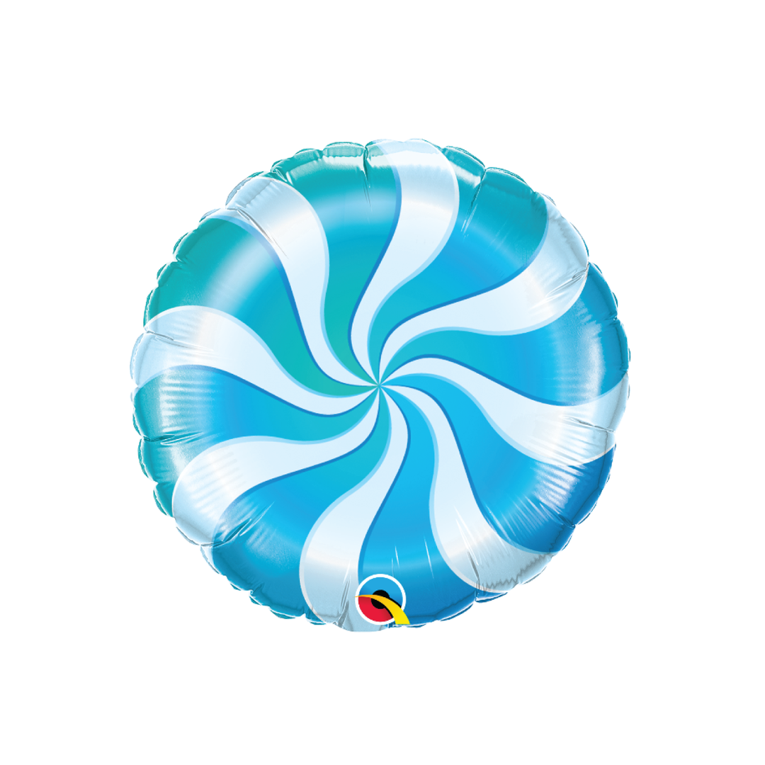 Blue Candy Swirl Balloon