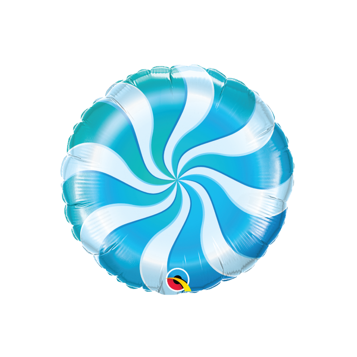 Blue Candy Swirl Balloon