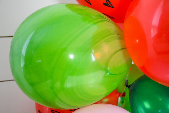 DIY Watermelon Balloon Garland (Red)