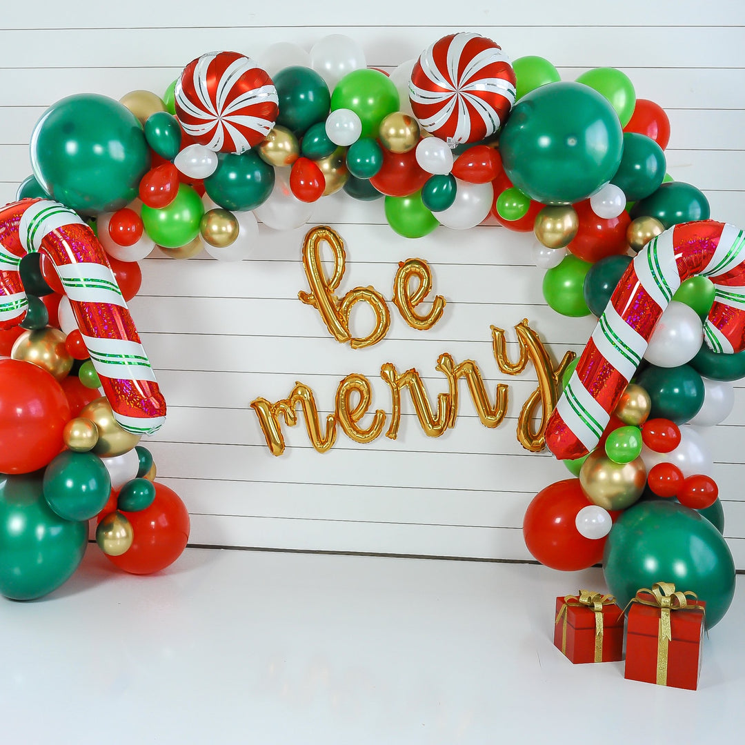 Be Merry Balloon Banner