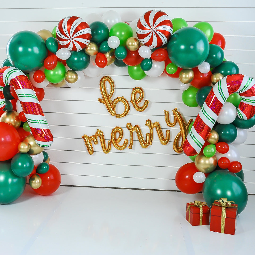 Be Merry Balloon Banner