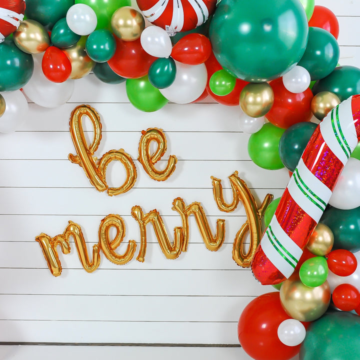 Be Merry Balloon Banner