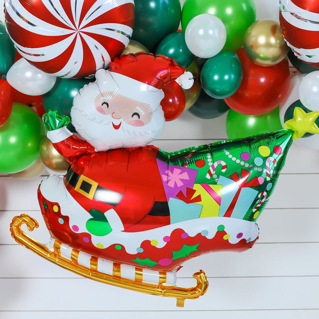 Santa Sleigh Balloon