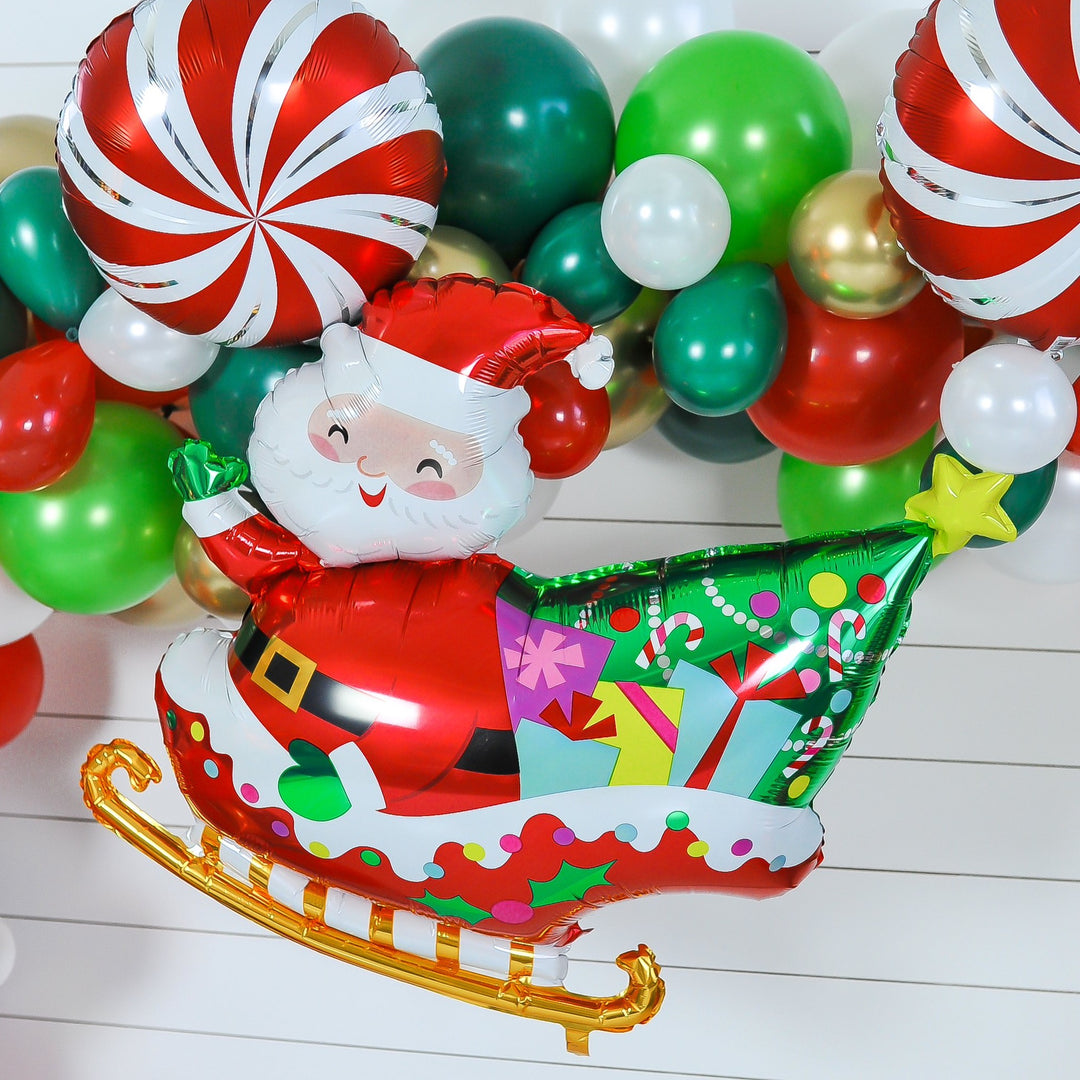 Santa Sleigh Balloon