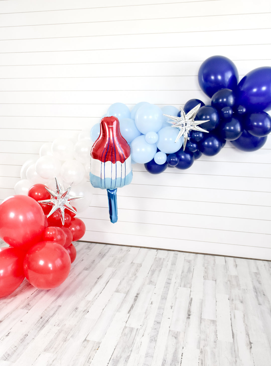 Red White Blue Popsicle Balloon