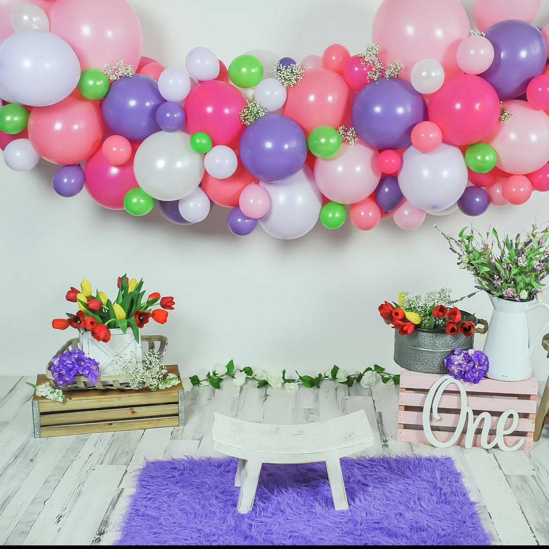 DIY Spring on Easter Balloon Garland