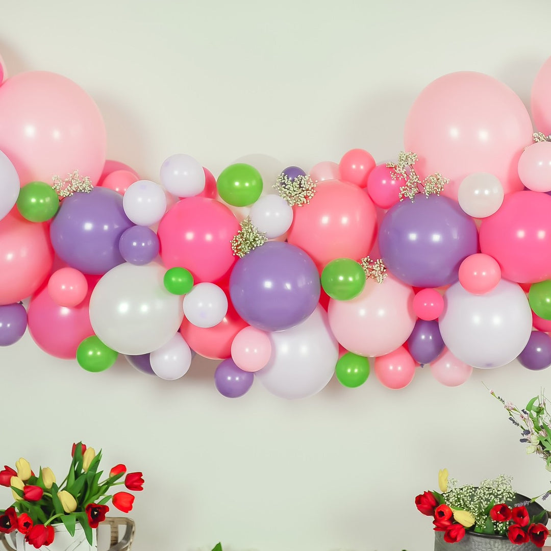 DIY Spring on Easter Balloon Garland