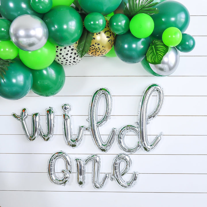 DIY Wild One Jungle Balloon Garland