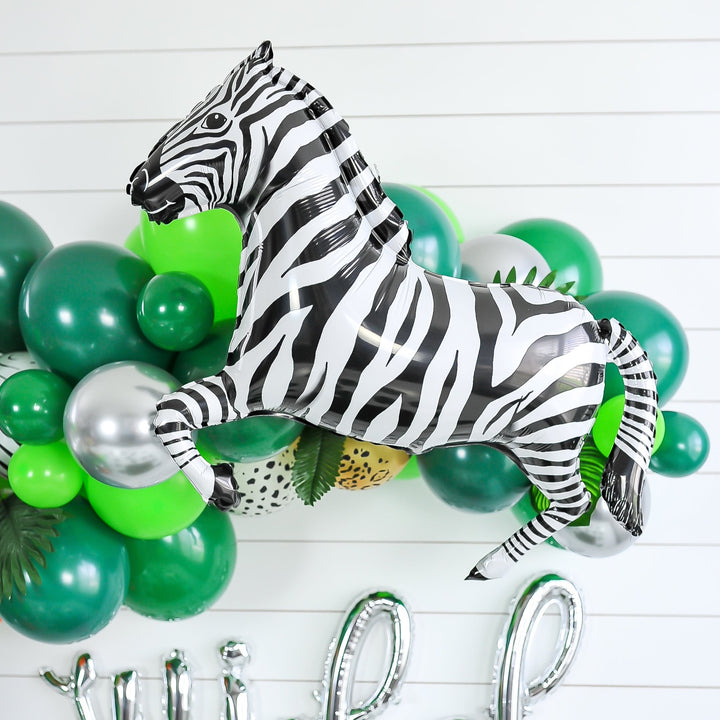 DIY Wild One Jungle Balloon Garland