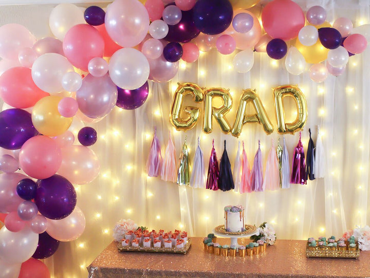 DIY Pink & Purple Balloon Garland