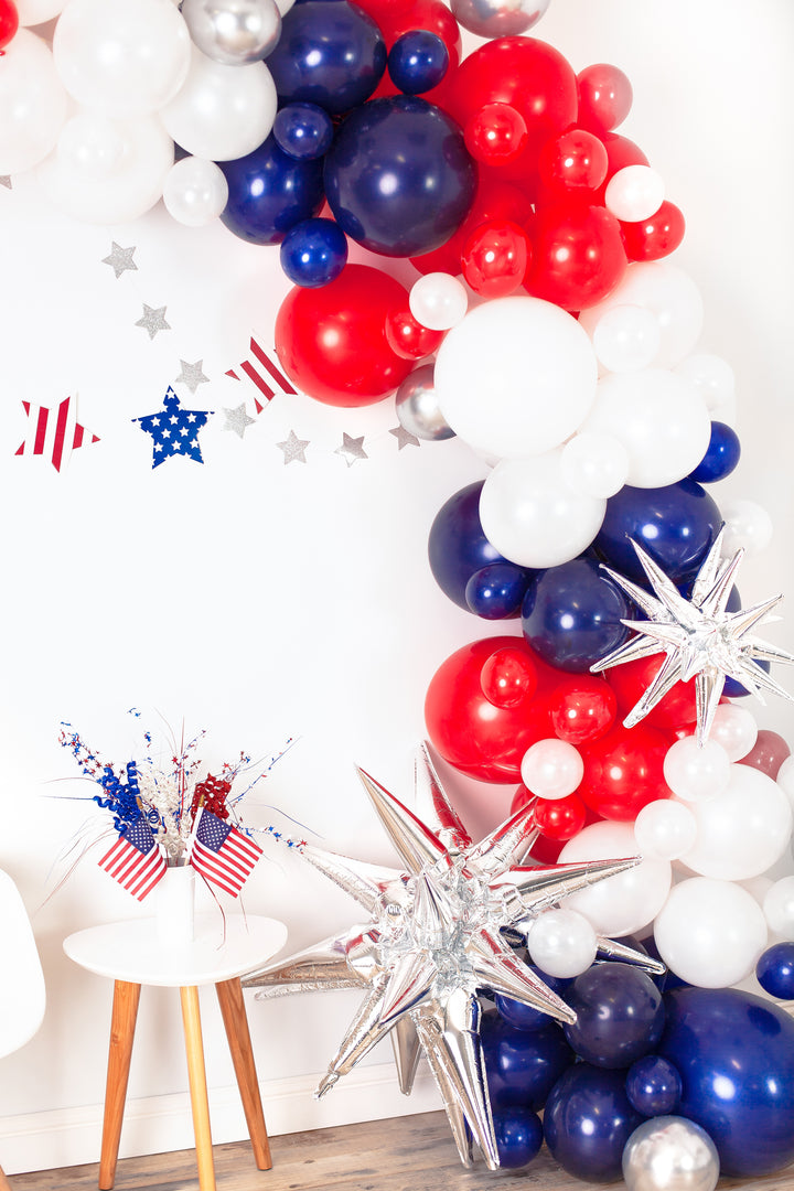 Patriotic Firework Star Balloons