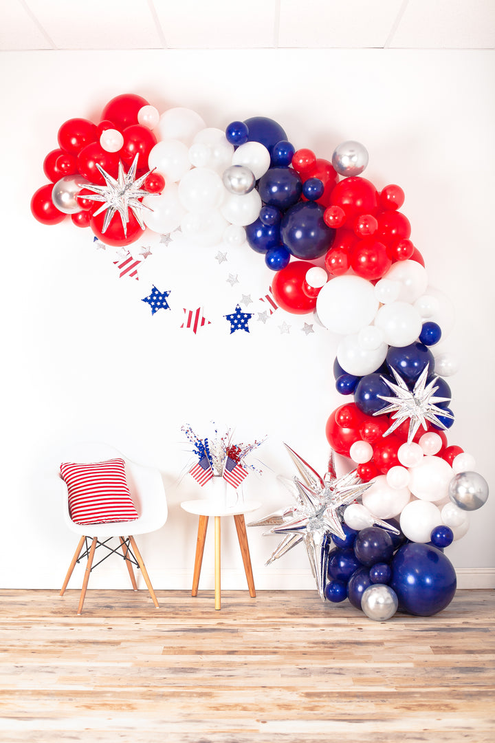Patriotic Firework Star Balloons