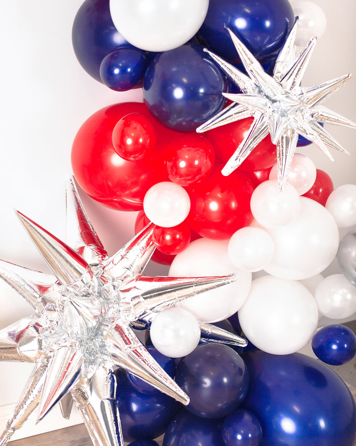 Patriotic Firework Star Balloons