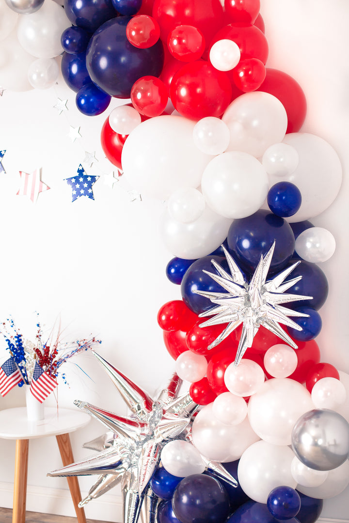 Patriotic Firework Star Balloons