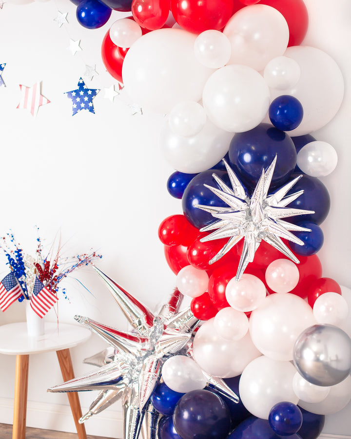 Patriotic Firework Star Balloons