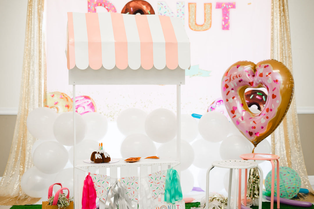Valentine Heart Donut Balloon