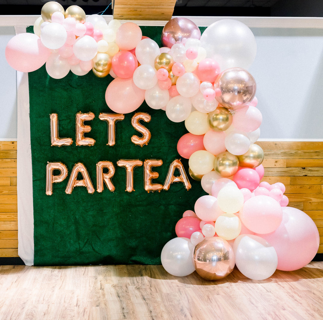 Lets Partea Balloon Banner