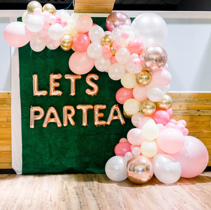 Lets Partea Balloon Banner