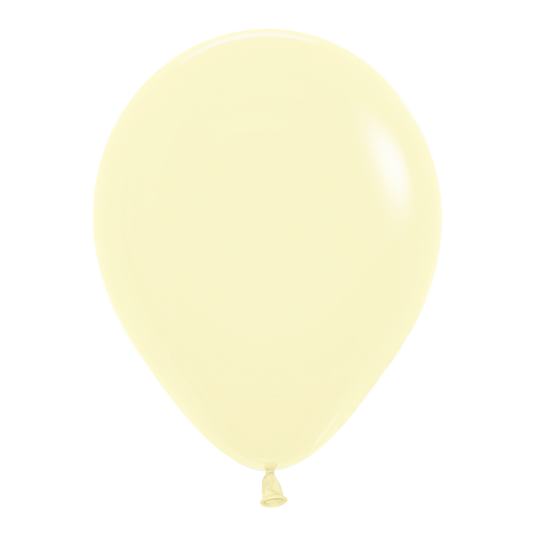 11 inch Semptertex Pastel Matte Yellow