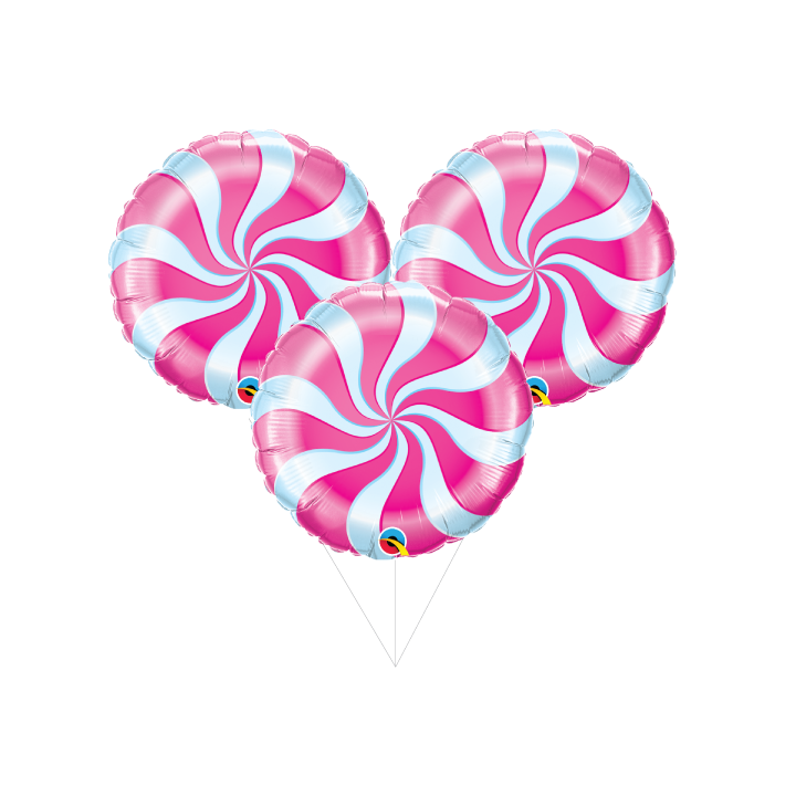 Pink Candy Swirl Balloon