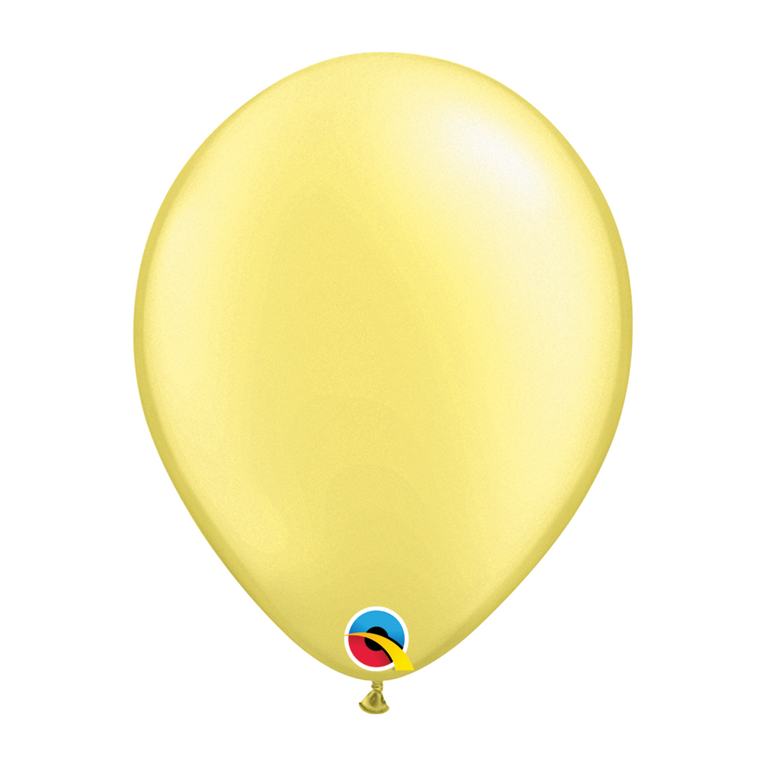 11 inch Qualatex Pearl Lemon Chiffon