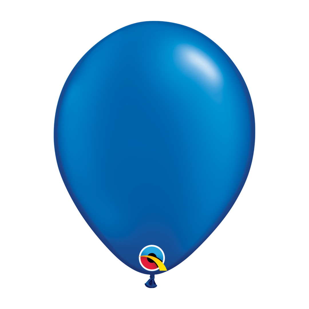 11 inch Qualatex Pearl Sapphire Blue