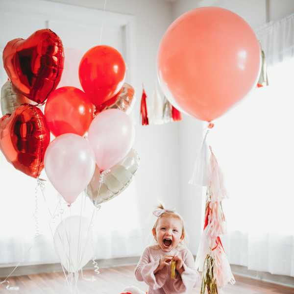 Giant Balloons with Paper Tassels