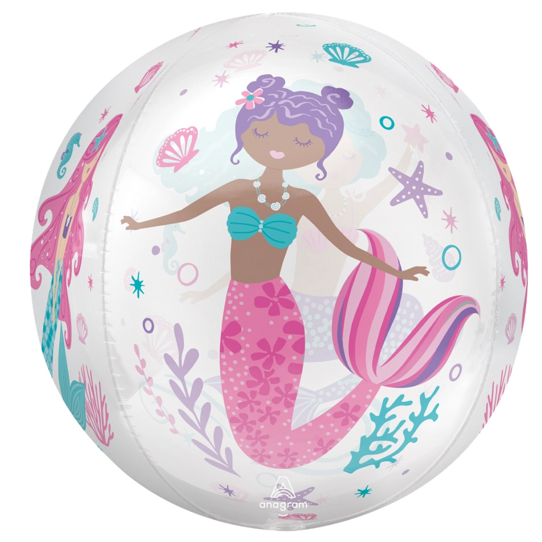 Shimmering Mermaid Orbz® Balloon
