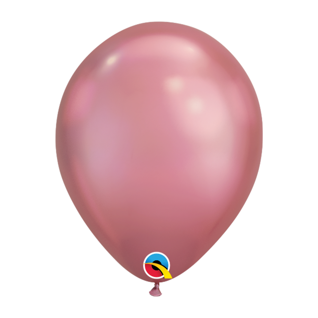 11 inch Qualatex Chrome Mauve