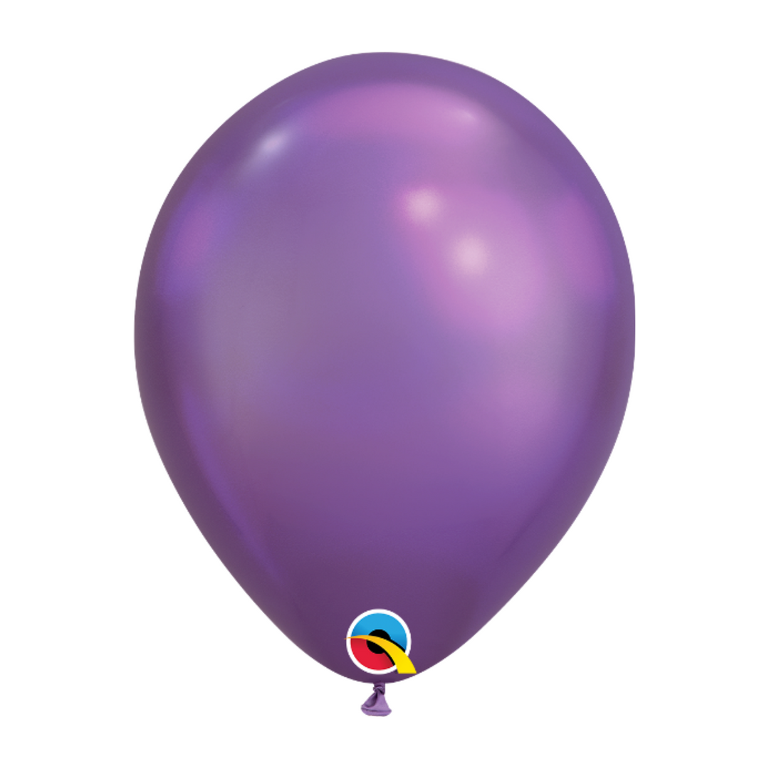 11 inch Qualatex Chrome Purple