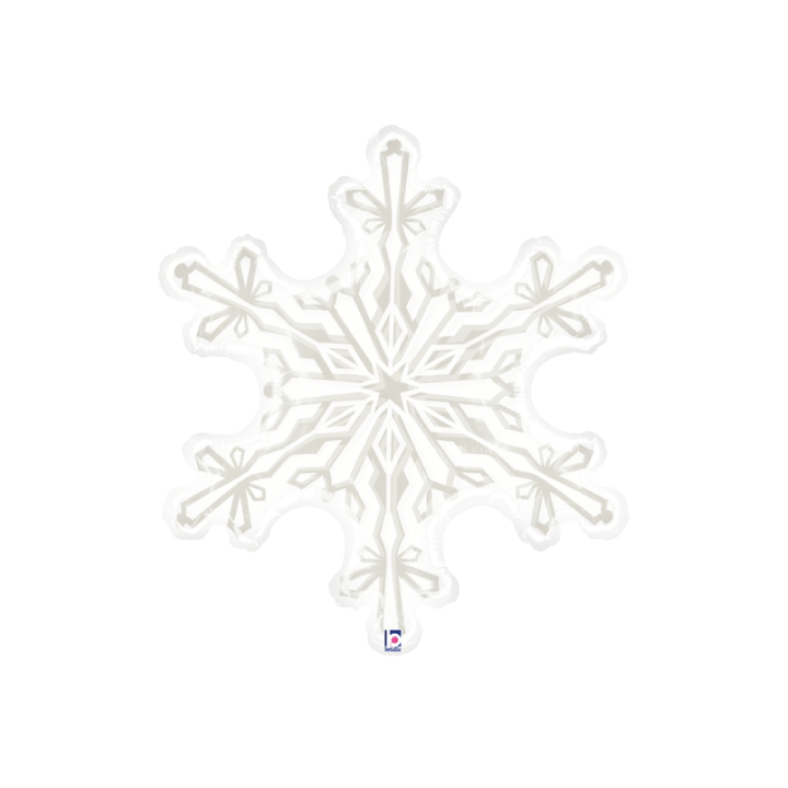 Clear Snowflake Balloon