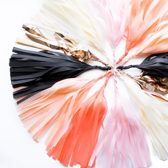 Flamingo Paper Tassels