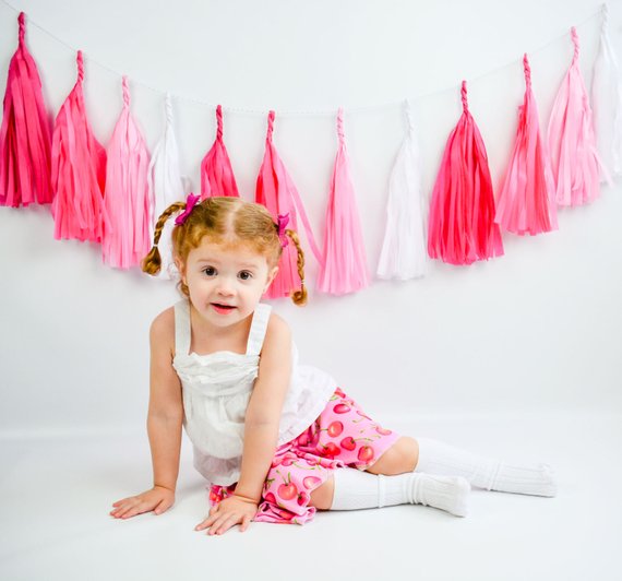 Sweet Ombre | Pink Ombre Paper Tassels