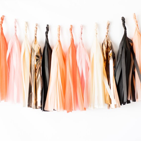 Flamingo Paper Tassels
