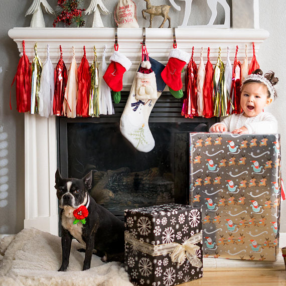 Christmas Paper Tassels
