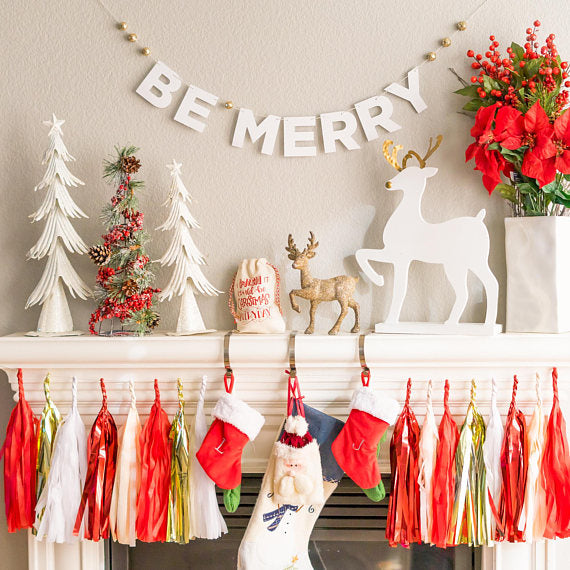 Christmas Paper Tassels