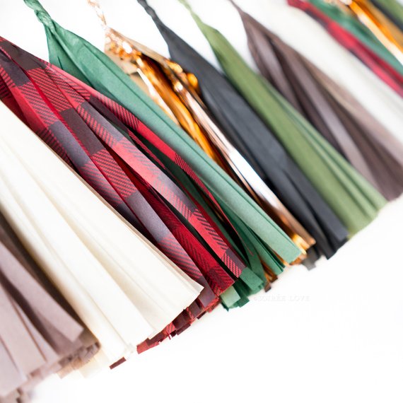 Woodland Paper Tassels