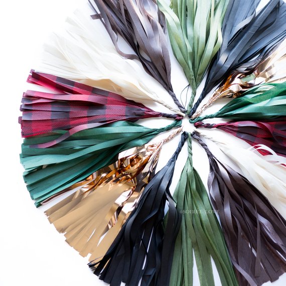 Woodland Paper Tassels