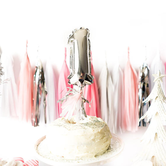 One Balloon Cake Topper