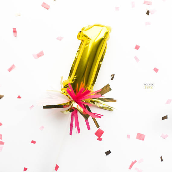 One Balloon Cake Topper