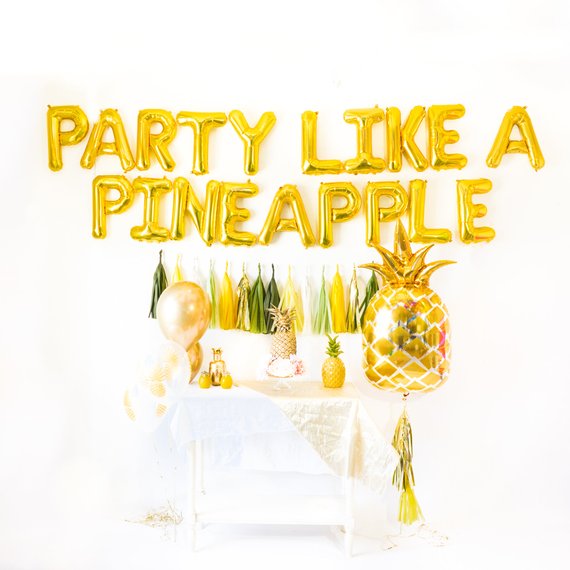 Pineapple Balloon Bouquet